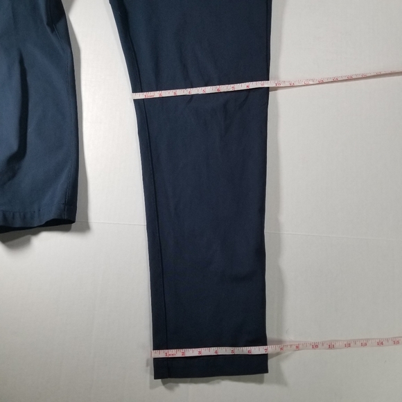 Lululemon Commission Pants Men's Size 34x30 Navy Blue Warpstreme Fabric - Picture 9 of 9